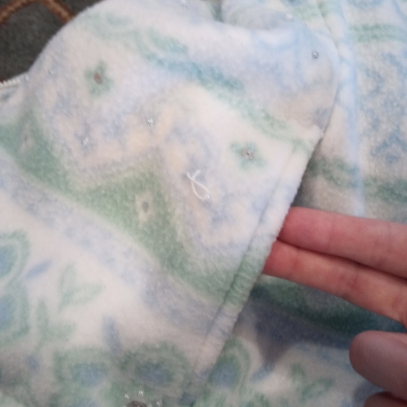 Alfred Dunner Thick Fleece Jacket Womens Petite M - Dreamy!!! - Picture 9 of 10